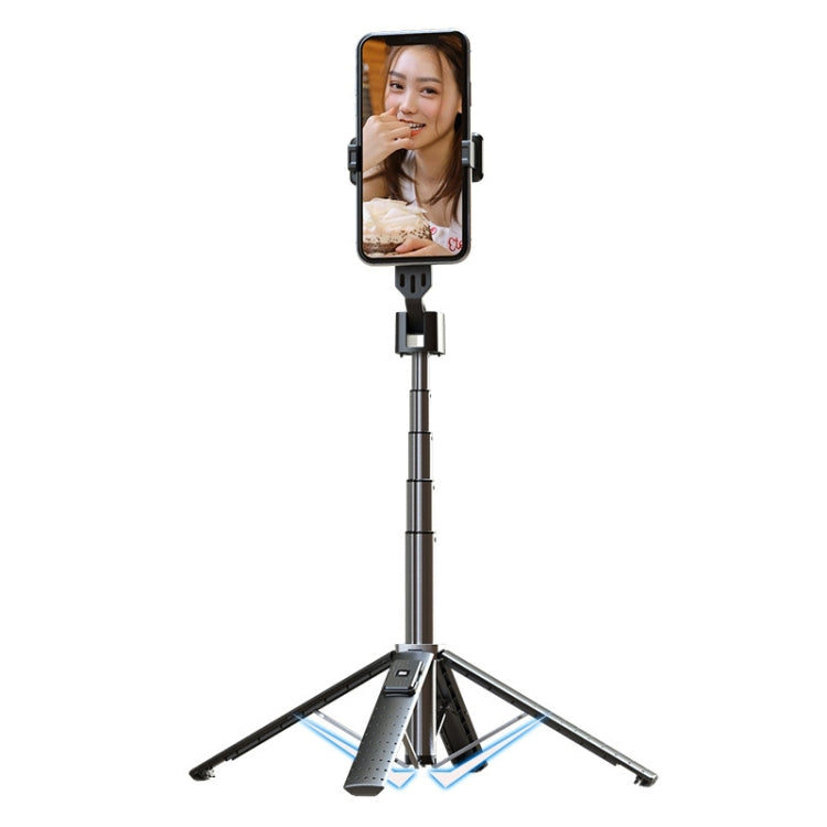 Supporto per trasmissione in diretta per telefono cellulare Treppiede telescopico per selfie Bluetooth, Alto:, 102CM (Aluminum Alloy), 104CM (Aluminum Alloy + Single Fill Light), 104CM (Aluminum Alloy + Dual Fill Lights), 100CM (Stainless Steel)