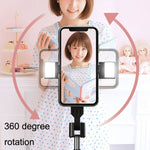 Treppiede telescopico Bluetooth per smartphone fino a 104 cm