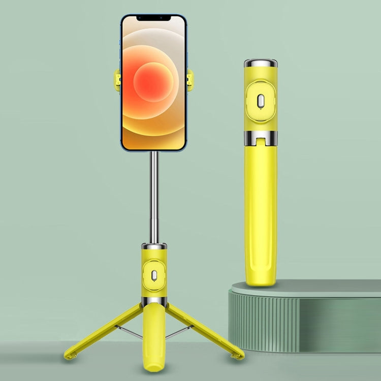 Rinforzo integrato Keel Live Desktop Bluetooth Mobile Selfie Stick, Black, Youth Green, China Red, Lemon Yellow
