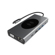 Hub di ricarica wireless per docking station di tipo C 13 in 1 BX13V, BX13V