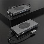 Hub di ricarica wireless per docking station di tipo C 13 in 1 BX13V, BX13V