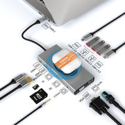 Hub di ricarica wireless per docking station di tipo C 13 in 1 BX13V, BX13V