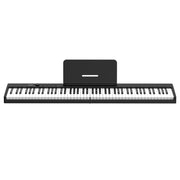 Piano elettrico pieghevole intelligente portatile a 88 tasti, spina europea, PJ88C White, PJ88C Black, PJ88CD Black With Light