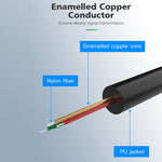 5PCS Tipo-c/USB-c a 3,5 mm Cavo adattatore audio per auto con molla a gomito maschio, lunghezza cavo: 1,5 m