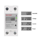 Misuratore di potenza monofase WiFi 5-60A 230V WDS688