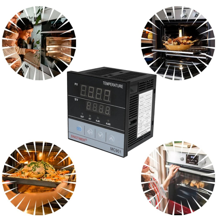 Relè controllo temperatura PID SINOTIMER MC901 100-240V
