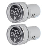 Voltmetro universale 6-100V 22mm segnale tensione CC