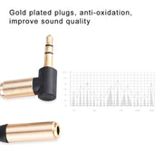 Linea audio retrattile a molla a gomito maschio-femmina da 5 mm da 3,5 mm, lunghezza del cavo: 1,5 m