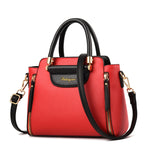 Borsa da donna TFZ 572 in materiale PU a contrasto di colore
