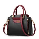 Borsa da donna TFZ 572 in materiale PU a contrasto di colore