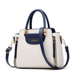 Borsa da donna TFZ 572 in materiale PU a contrasto di colore
