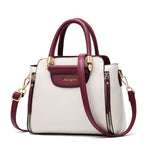 Borsa da donna TFZ 572 in materiale PU a contrasto di colore