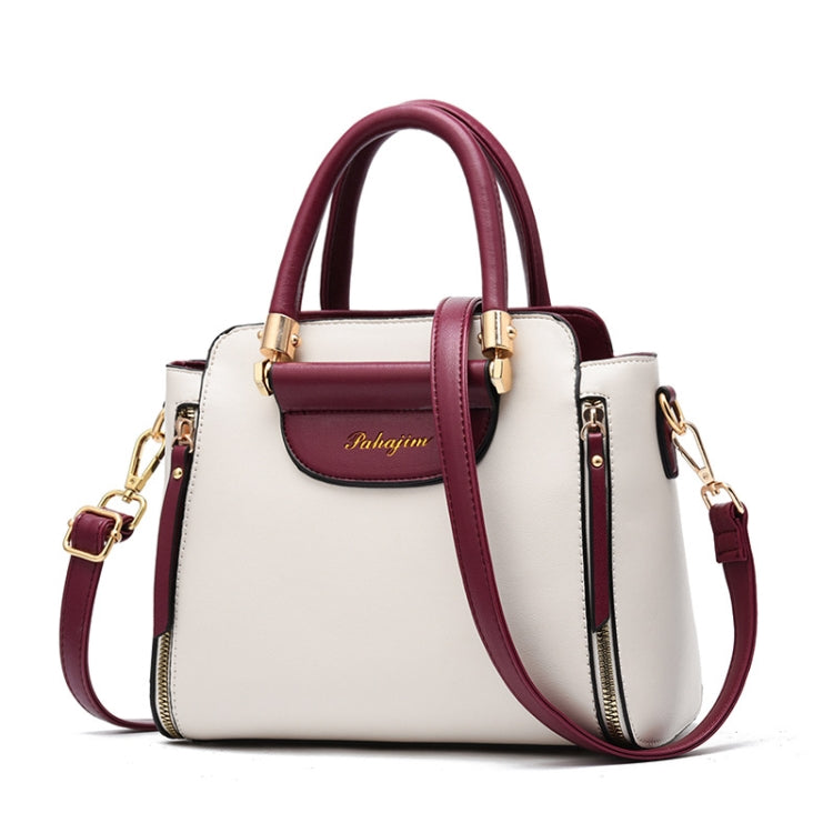Borsa da donna TFZ 572 in materiale PU a contrasto di colore