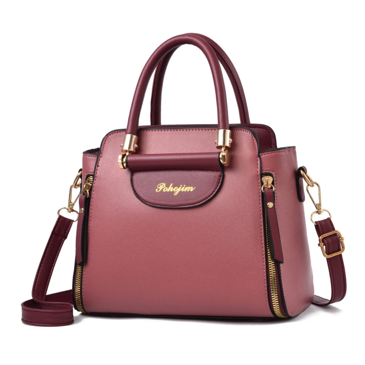 Borsa da donna TFZ 572 in materiale PU a contrasto di colore