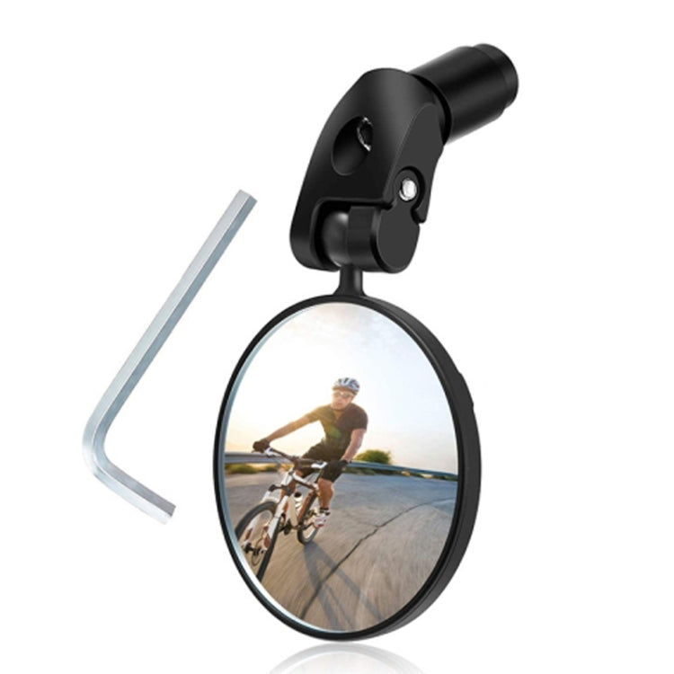 Specchietto retrovisore convesso per bicicletta, ampio specchio rotante a 360 gradi, Convex Rearview Mirror