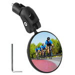 Specchietto retrovisore convesso per bicicletta, ampio specchio rotante a 360 gradi, Convex Rearview Mirror