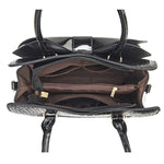 8111 Borsa da donna in pelle lucida con fiocco, Yellow, Red Wine, Khaki, Blue, Black, Light Green, Pink