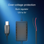 2 PCS Carica USB per auto da 12V a 5V Linea di riduzione dello strumento di navigazione
