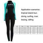 Muta da immersione in lycra da donna impermeabile XS-XL