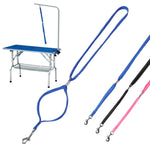 4 pezzi Corda fissa per la trazione del cane con corda fissa per vasca da bagno e toelettatura per animali domestici, Pink, Black, Blue
