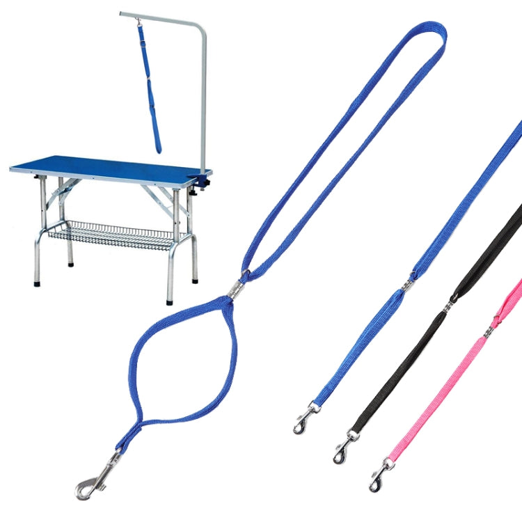 4 pezzi Corda fissa per la trazione del cane con corda fissa per vasca da bagno e toelettatura per animali domestici, Pink, Black, Blue