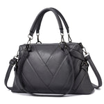 TFZ 250 Borsa a mano in morbida pelle colorblock geometrica, Red Wine, Green, Black, Dark Gray, Black White, Rubber Pink