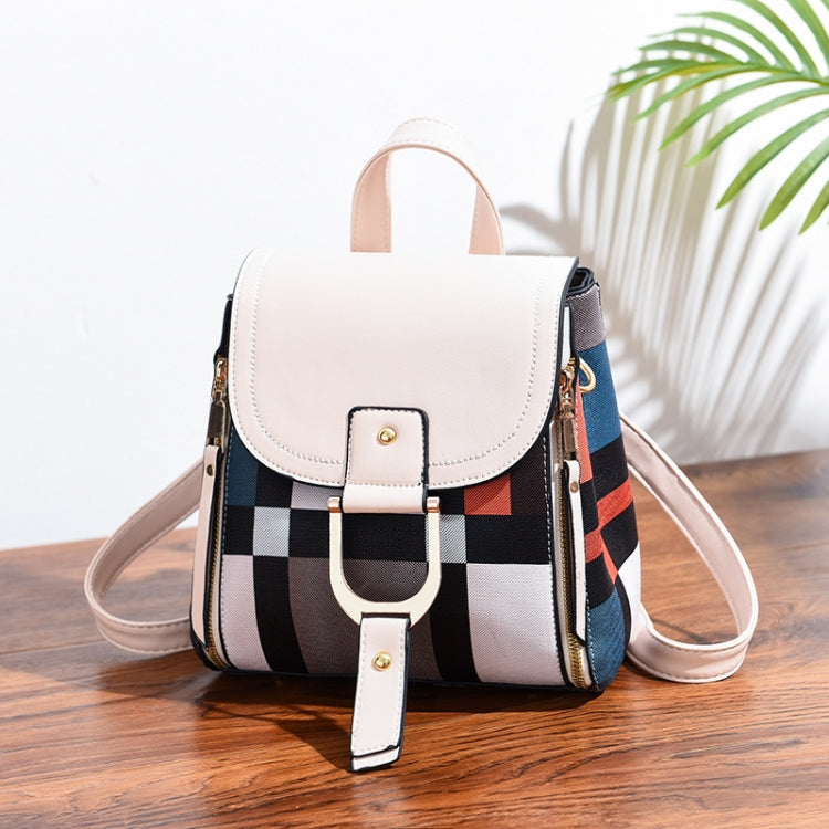 TFZ 959 Zaino da donna in morbida pelle PU, White, Red Wine, Black, Soil Yellow, Coffee