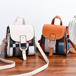 TFZ 959 Zaino da donna in morbida pelle PU, White, Red Wine, Black, Soil Yellow, Coffee