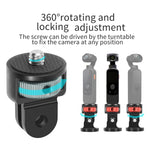 Adattatore per treppiede con convertitore a vite da 1/4 di pollice per Gopro 10 9 8 7 /Eken /Insta360 One X R