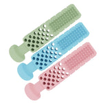 2 PCS Lavaggio Dentifricio a forma di morso Giocattoli TPR Bastoncino per dentizione per cani, Washing Board Toothpaste Shape Light Blue, Washing Board Toothpaste Shape Pink, Washing Board Toothpaste Shape