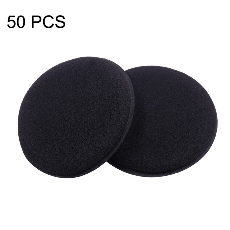50 PCS Spugna per ceretta Auto con bordo arrotondato Lavaggio auto Manutenzione cera per auto Spugna lucidata, 50 PCS Polished Sponge