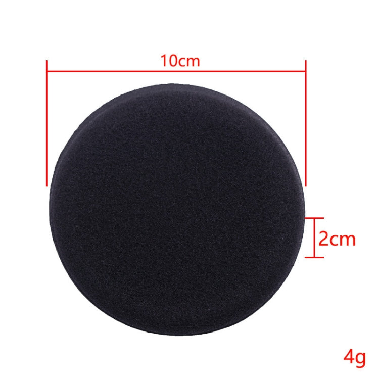 50 PCS Spugna per ceretta Auto con bordo arrotondato Lavaggio auto Manutenzione cera per auto Spugna lucidata, 50 PCS Polished Sponge