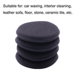 50 PCS Spugna per ceretta Auto con bordo arrotondato Lavaggio auto Manutenzione cera per auto Spugna lucidata, 50 PCS Polished Sponge