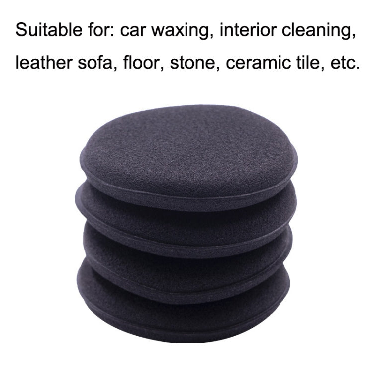 50 PCS Spugna per ceretta Auto con bordo arrotondato Lavaggio auto Manutenzione cera per auto Spugna lucidata, 50 PCS Polished Sponge