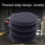50 PCS Spugna per ceretta Auto con bordo arrotondato Lavaggio auto Manutenzione cera per auto Spugna lucidata, 50 PCS Polished Sponge