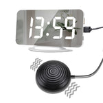 TS-8202 Sveglia USB multifunzionale con mirroring delle vibrazioni a LED, TS-8202