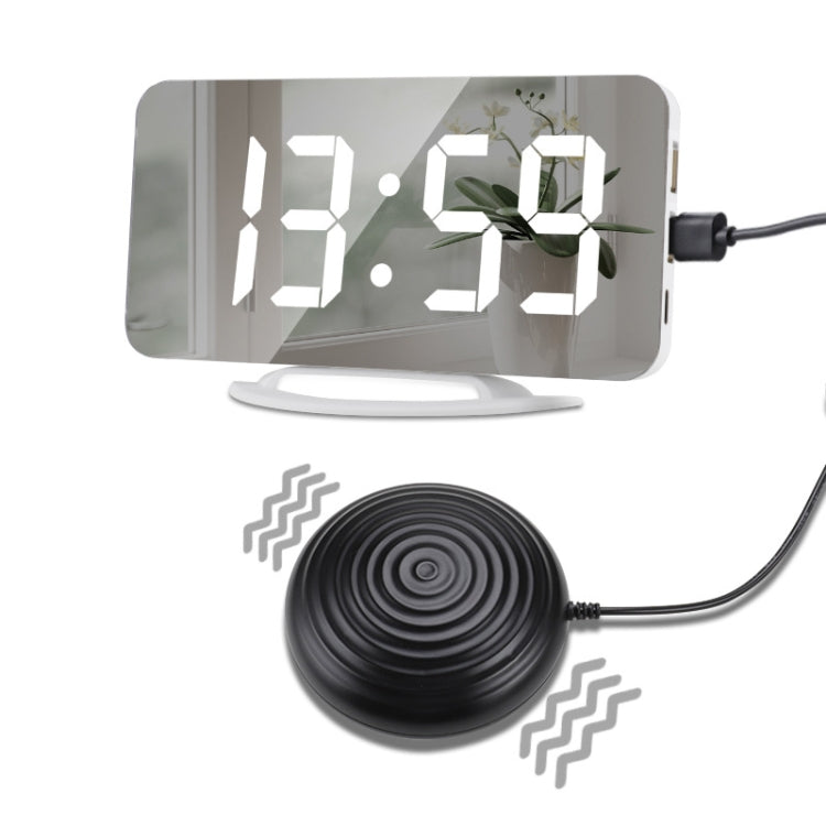 TS-8202 Sveglia USB multifunzionale con mirroring delle vibrazioni a LED, TS-8202