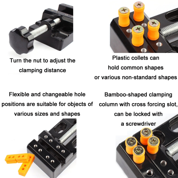 Mini pinza fissa multiuso in lega di alluminio, 11 PCS/Set Fixed Pliers