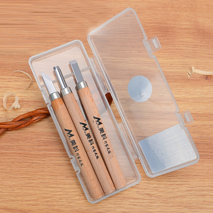 Set coltelli intaglio legno MYTEC 3-12 pezzi