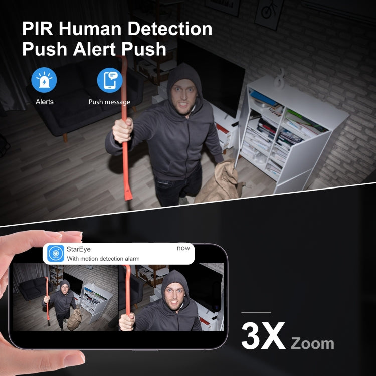 Telecamera WiFi HD S20 con interfono vocale bidirezionale