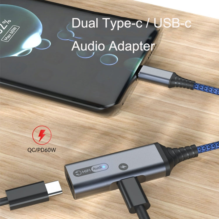 Cavo adattatore Dual Type-C USB-C 60W MH338A