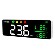 Wall Mounted Temperature and Humidity Detector with Decibel Meter