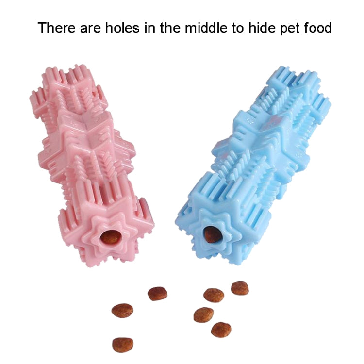 Giocattoli da morso per cani Aste molari esagonali Spazzolino da denti per animali domestici, Hexagonal (Light Sky Blue), Hexagonal (Light Pink), Hexagonal (Avocado Green)