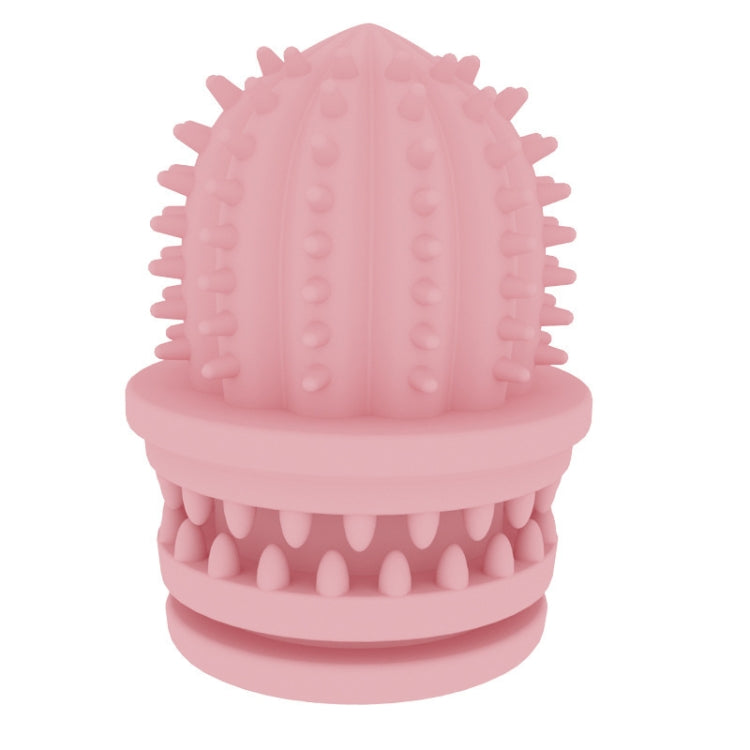 2 PCS Pet Pulizia Denti TPR Cactus Giocattoli educativi leggeri resistenti al morso, Cactus Light Blue, Cactus Light Pink, Cactus Avocado Green