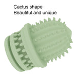 2 PCS Pet Pulizia Denti TPR Cactus Giocattoli educativi leggeri resistenti al morso, Cactus Light Blue, Cactus Light Pink, Cactus Avocado Green
