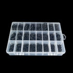 O-Ring in gomma per auto Aria condizionata Anello di tenuta resistente alla corrosione ad alta temperatura, 740 PCS / Box