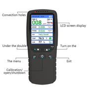 Indoor Formaldehyde and Hazy Dust Air Quality Detector
