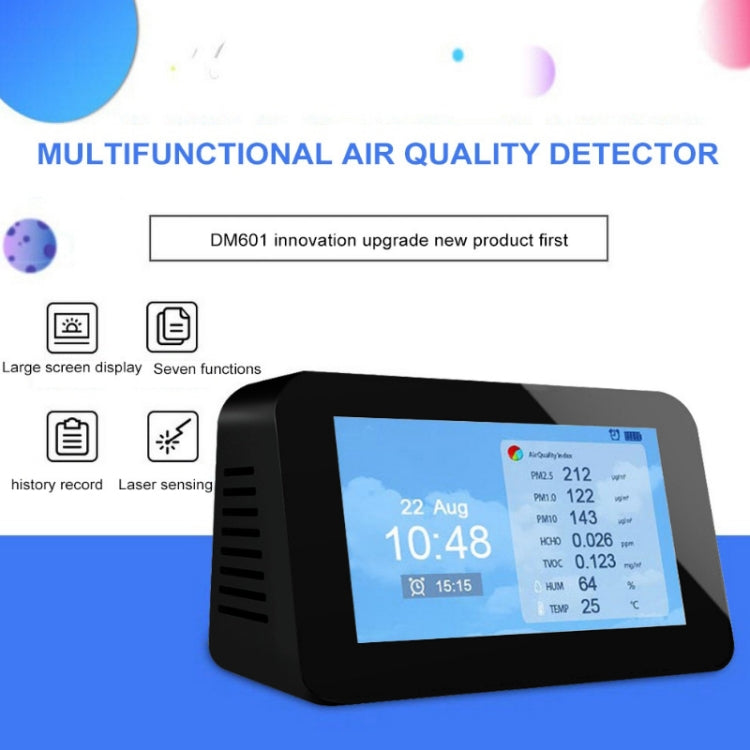 Rilevatore multifunzionale della qualità dell'aria di formaldeide PM2.5