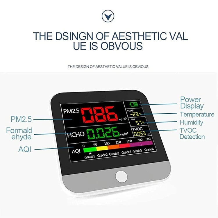 DM306 Rilevatore di formaldeide per polveri PM2,5 per foschia da interni