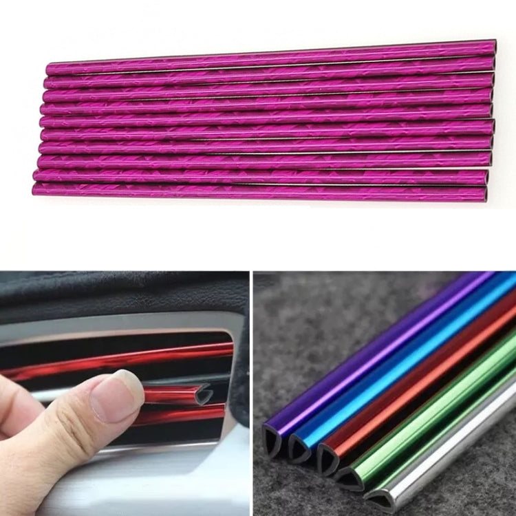 Striscia decorativa galvanica a forma di U per sfiato del condizionatore d'aria da 10 confezioni